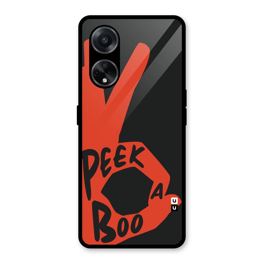 Peek-a-boo Glass Back Case for Oppo F23