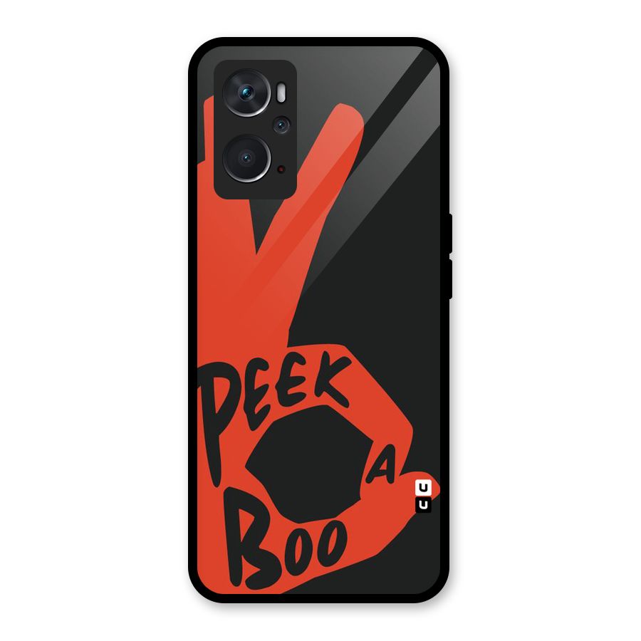 Peek-a-boo Glass Back Case for Oppo K10 4G