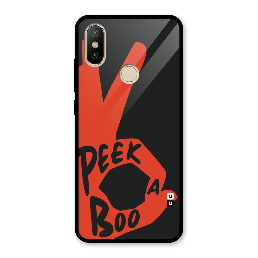 Peek-a-boo Glass Back Case for Redmi A2