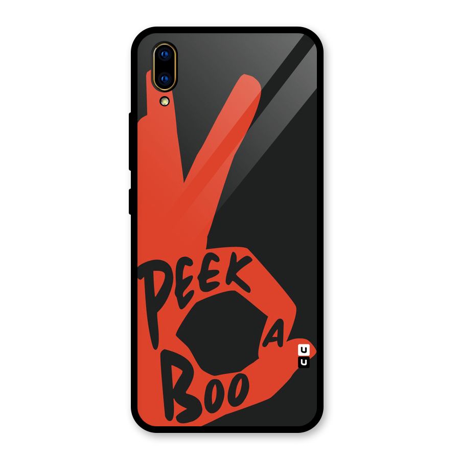 Peek-a-boo Glass Back Case for Vivo V11 Pro