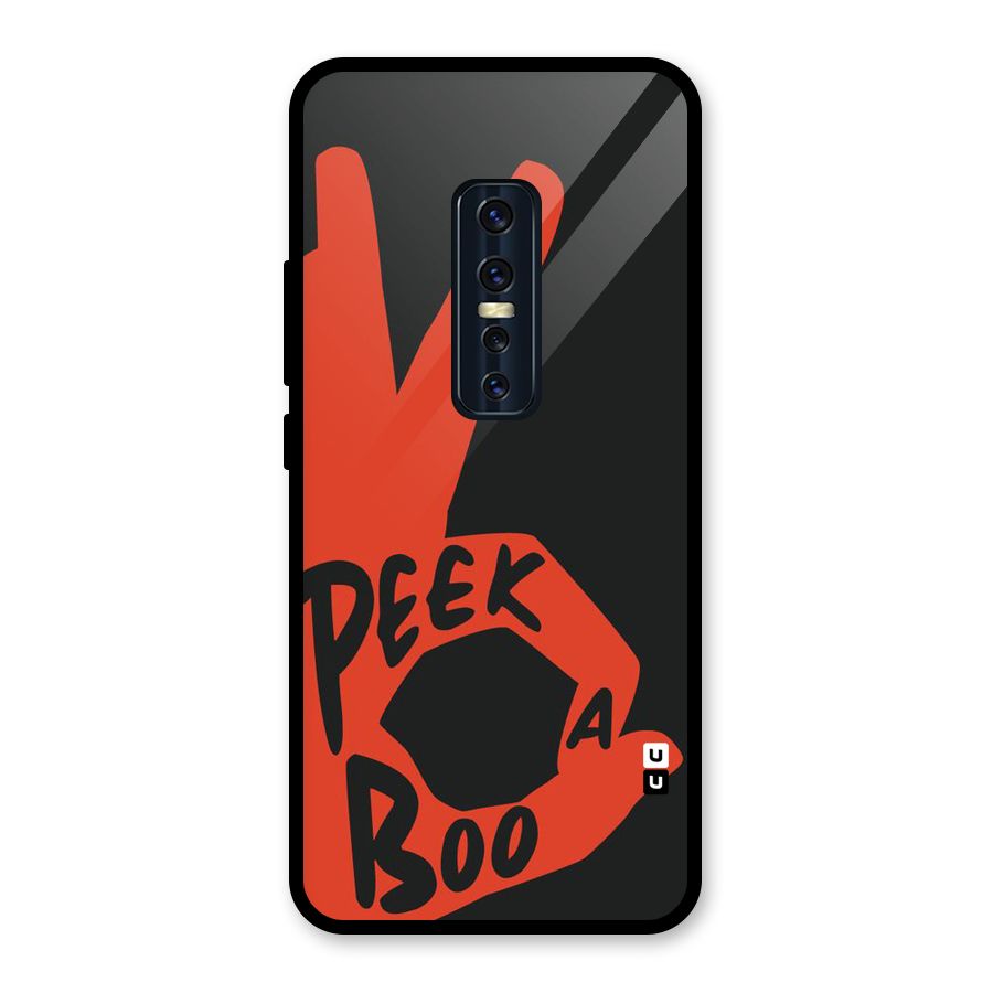 Peek-a-boo Glass Back Case for Vivo V17 Pro