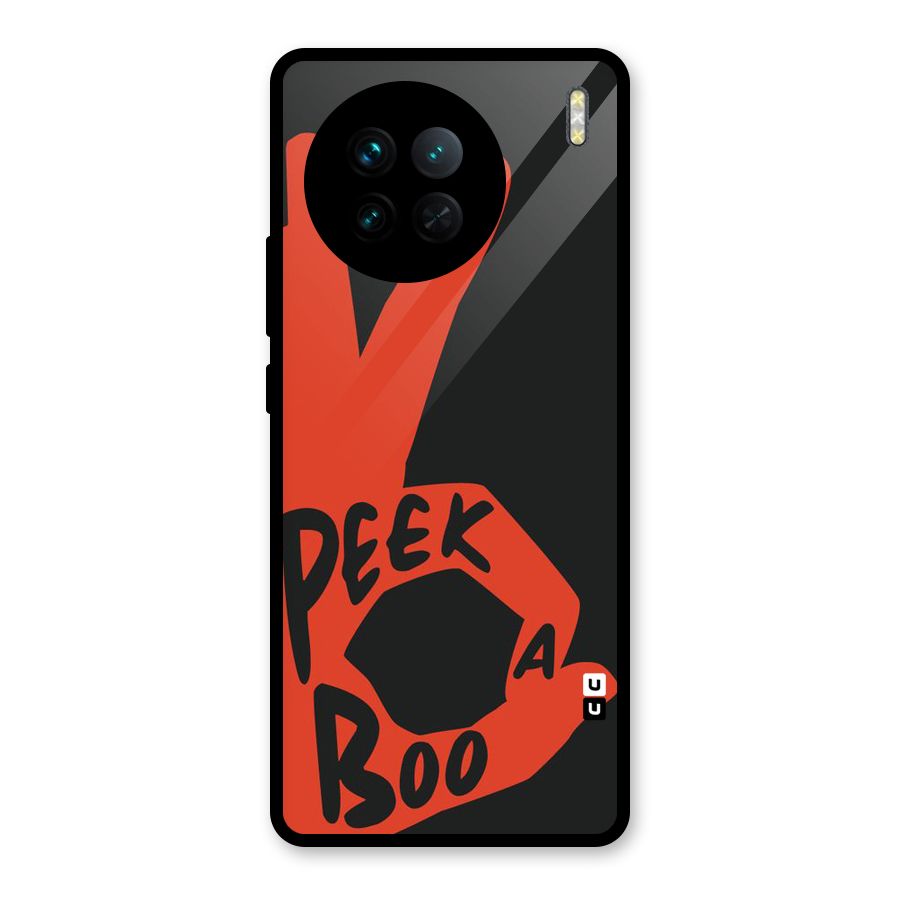 Peek-a-boo Glass Back Case for Vivo X90