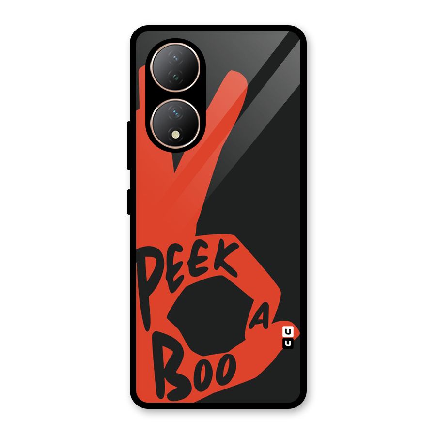 Peek-a-boo Glass Back Case for Vivo Y100A
