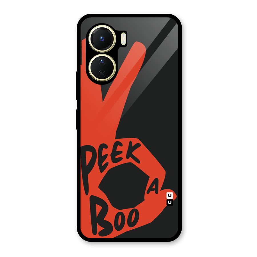 Peek-a-boo Glass Back Case for Vivo Y16
