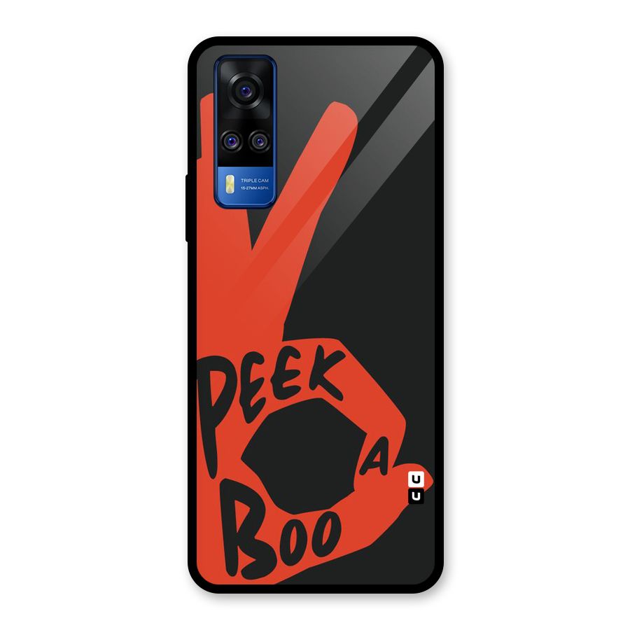 Peek-a-boo Glass Back Case for Vivo Y31