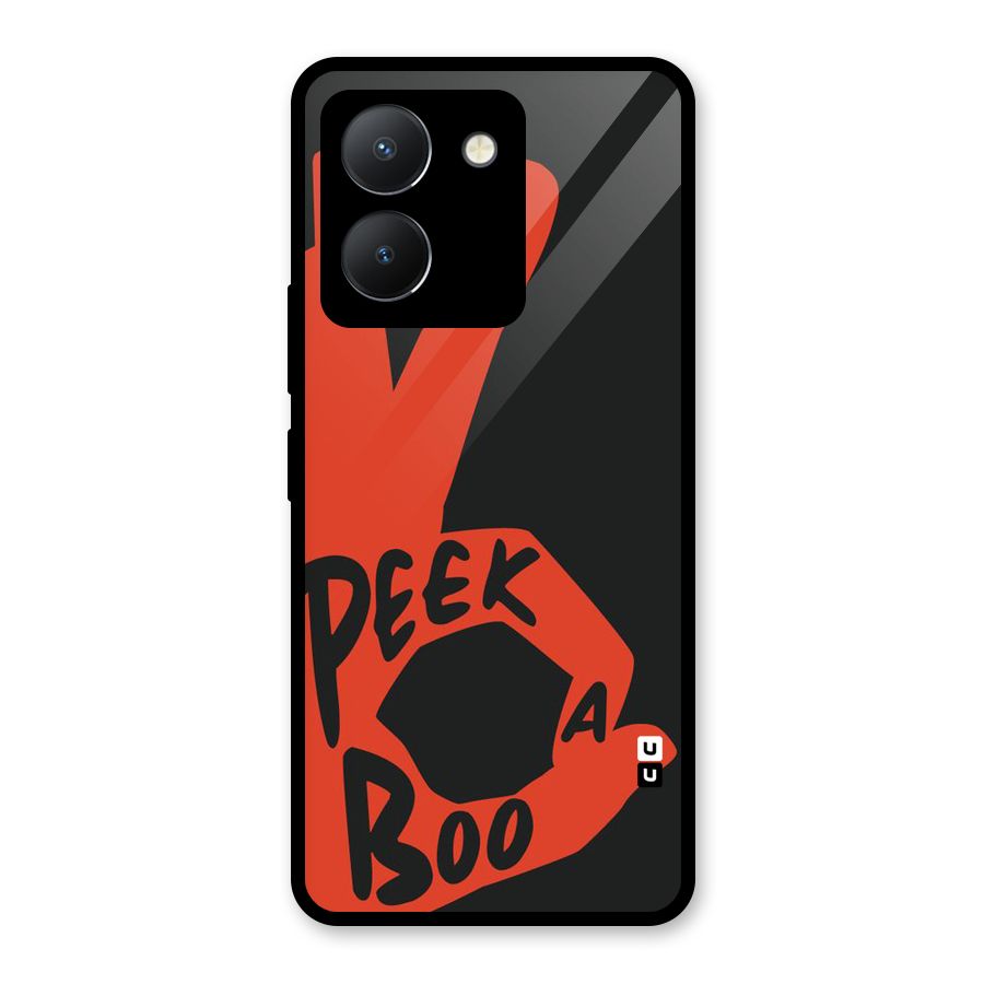 Peek-a-boo Glass Back Case for Vivo Y36