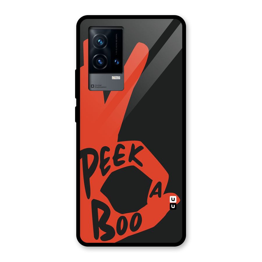 Peek-a-boo Glass Back Case for iQOO 9 5G