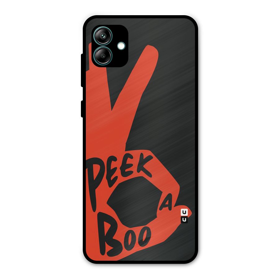 Peek-a-boo Metal Back Case for Galaxy A04