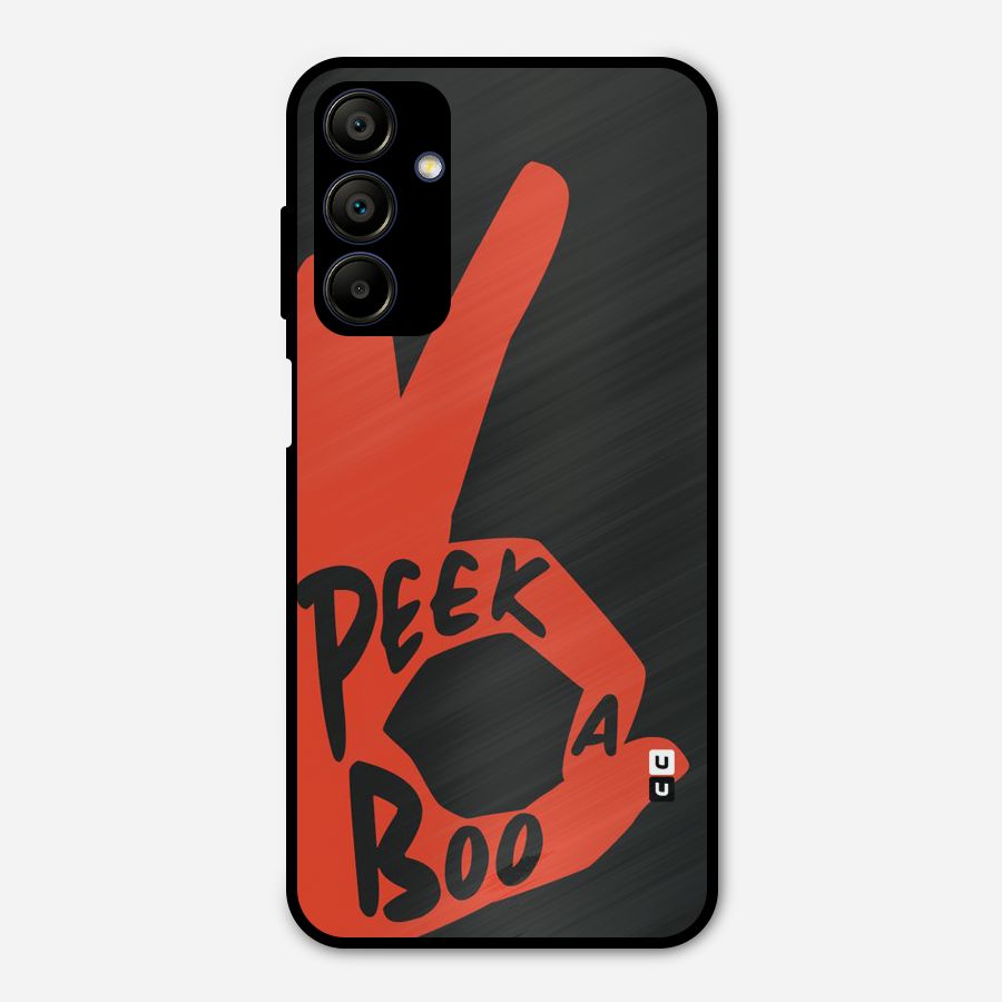 Peek-a-boo Metal Back Case for Galaxy A15 5G
