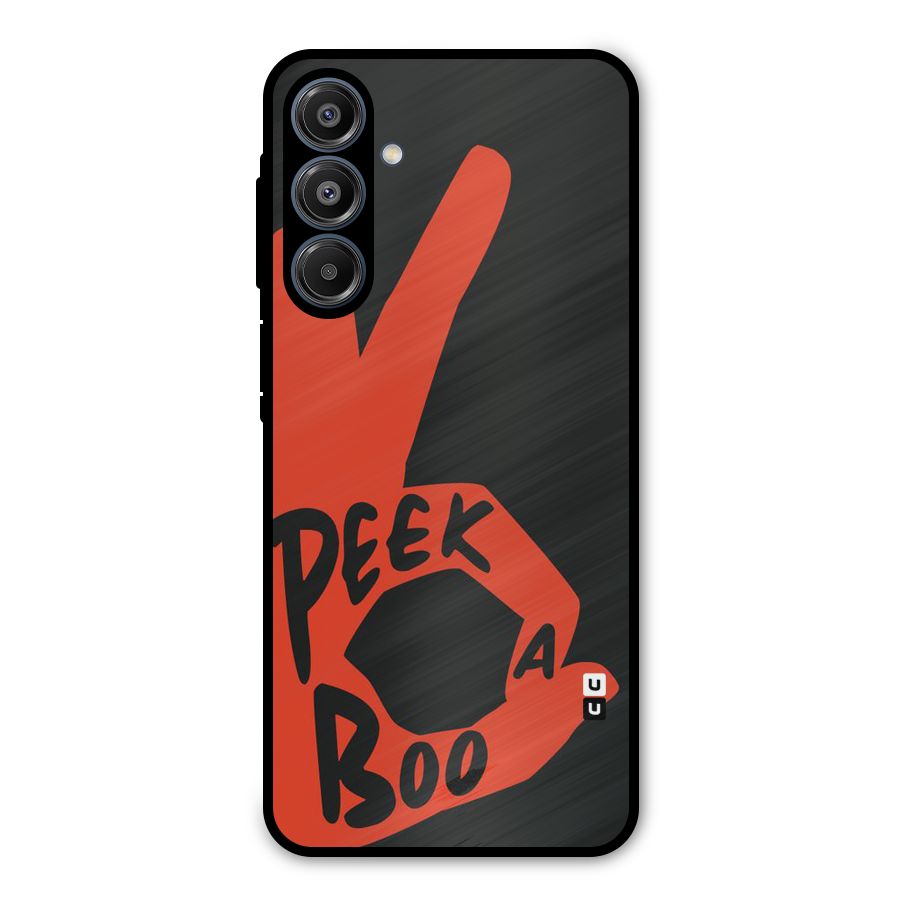 Peek-a-boo Metal Back Case for Galaxy A16 5G