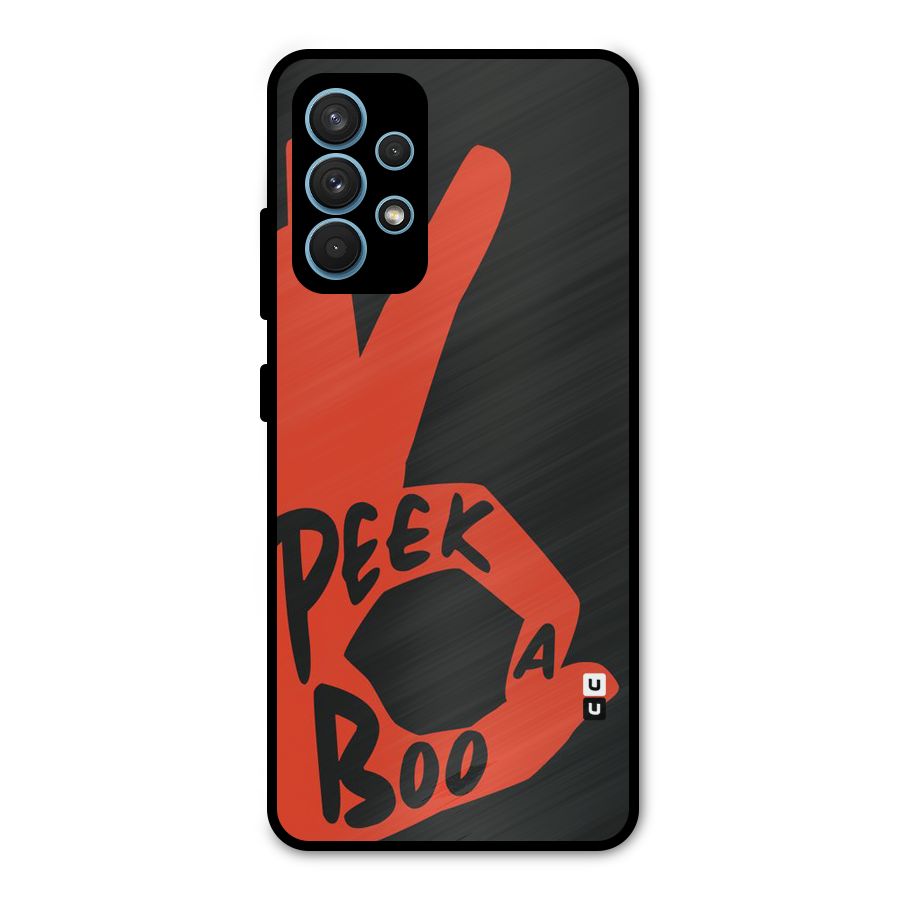 Peek-a-boo Metal Back Case for Galaxy A32