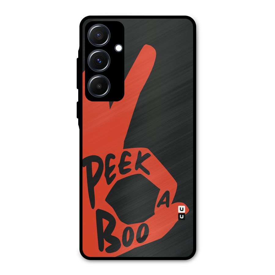 Peek-a-boo Metal Back Case for Galaxy A55