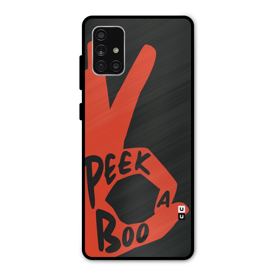 Peek-a-boo Metal Back Case for Galaxy A71