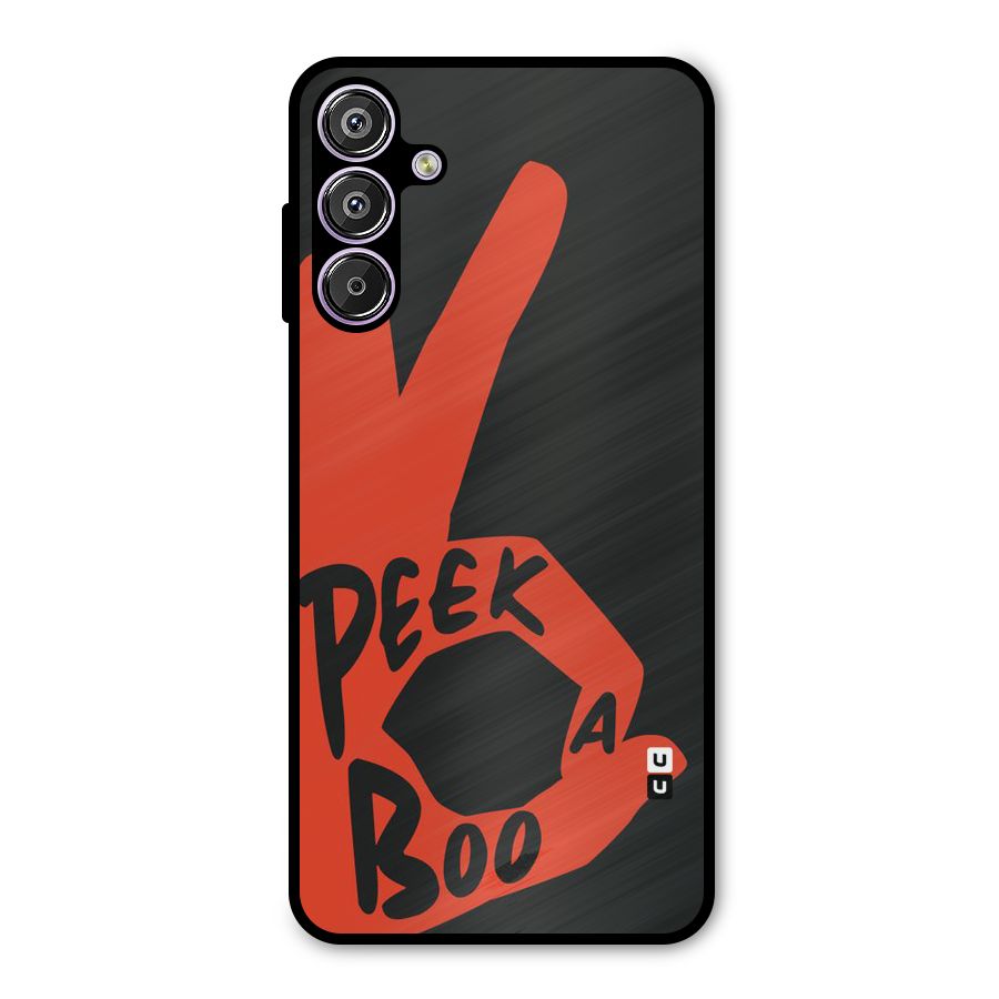 Peek-a-boo Metal Back Case for Galaxy F15