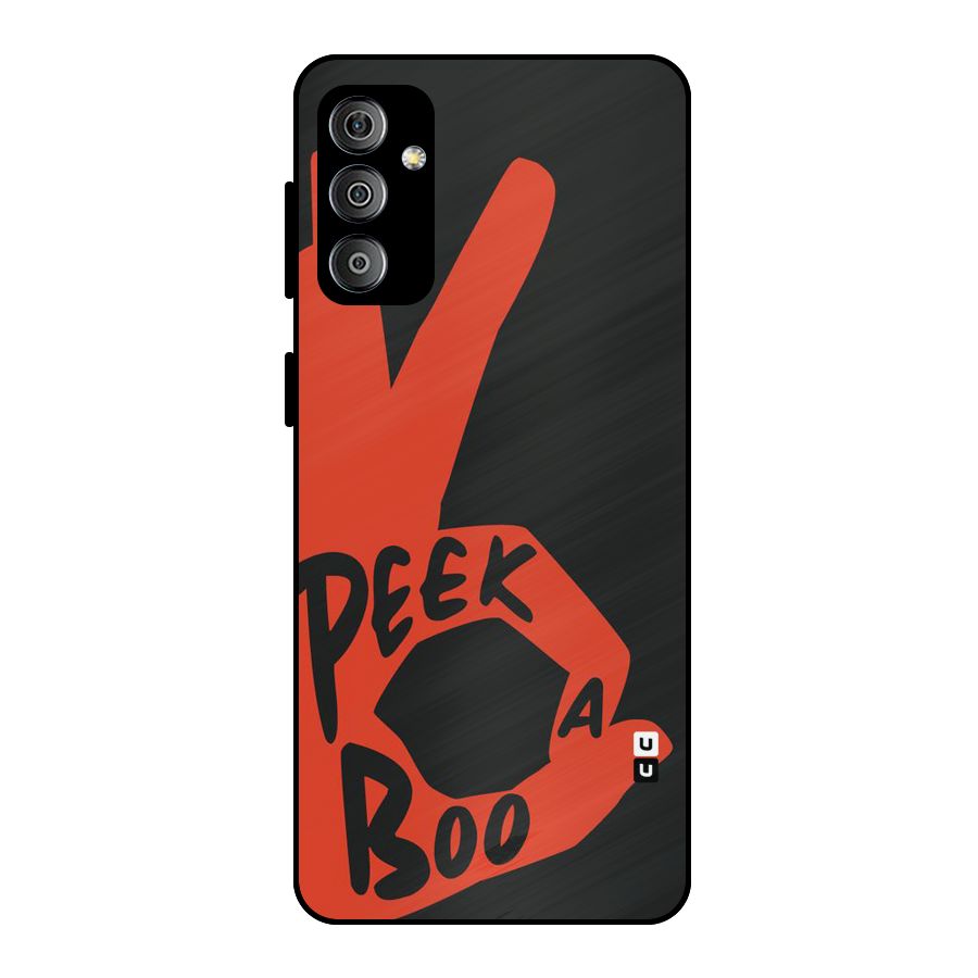 Peek-a-boo Metal Back Case for Galaxy F23