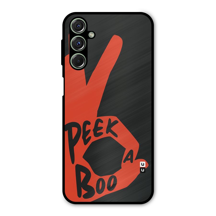 Peek-a-boo Metal Back Case for Galaxy F34