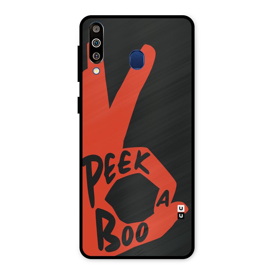 Peek-a-boo Metal Back Case for Galaxy M30
