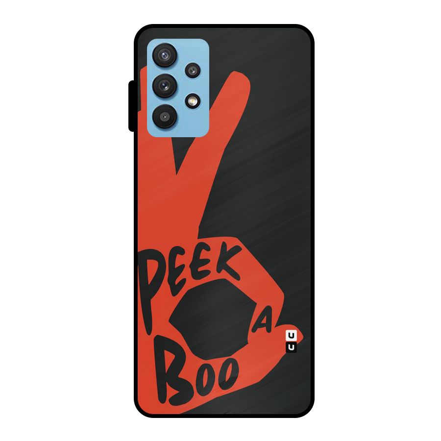 Peek-a-boo Metal Back Case for Galaxy M32 5G