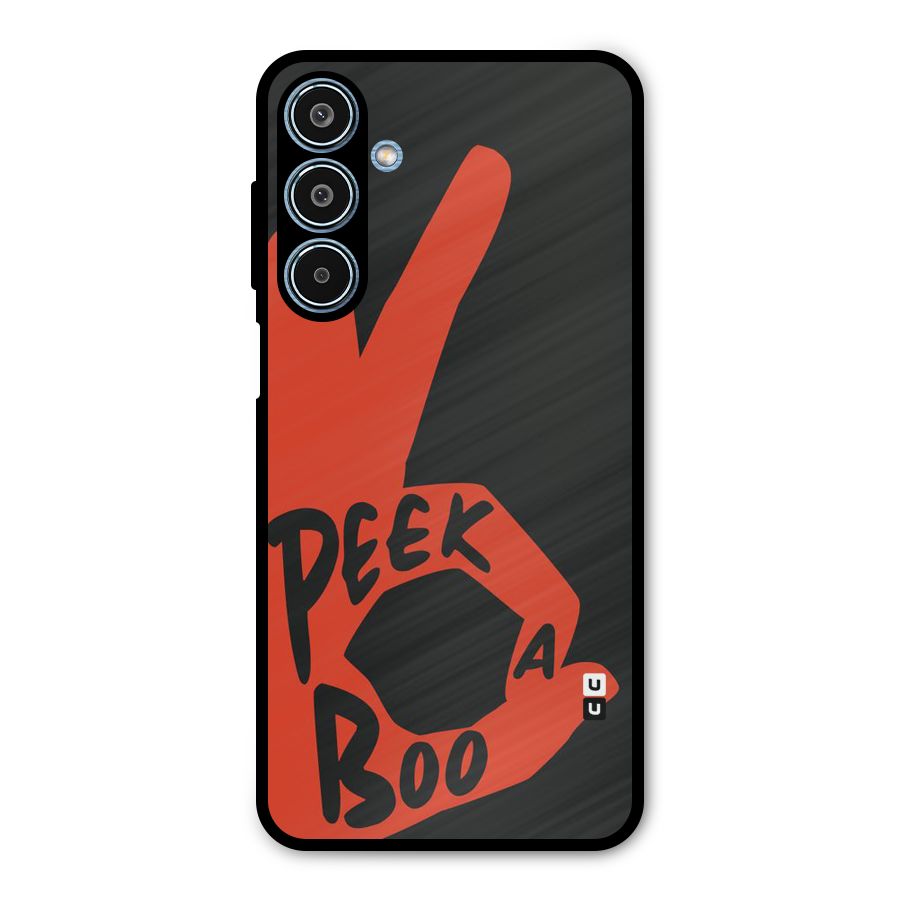 Peek-a-boo Metal Back Case for Galaxy M35