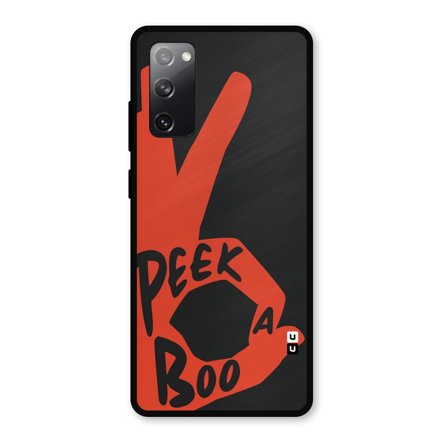 Peek-a-boo Metal Back Case for Galaxy S20 FE 5G