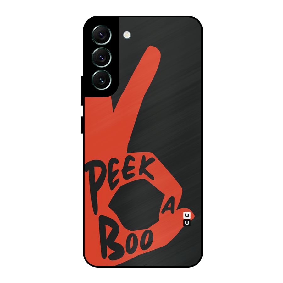 Peek-a-boo Metal Back Case for Galaxy S22 Plus 5G