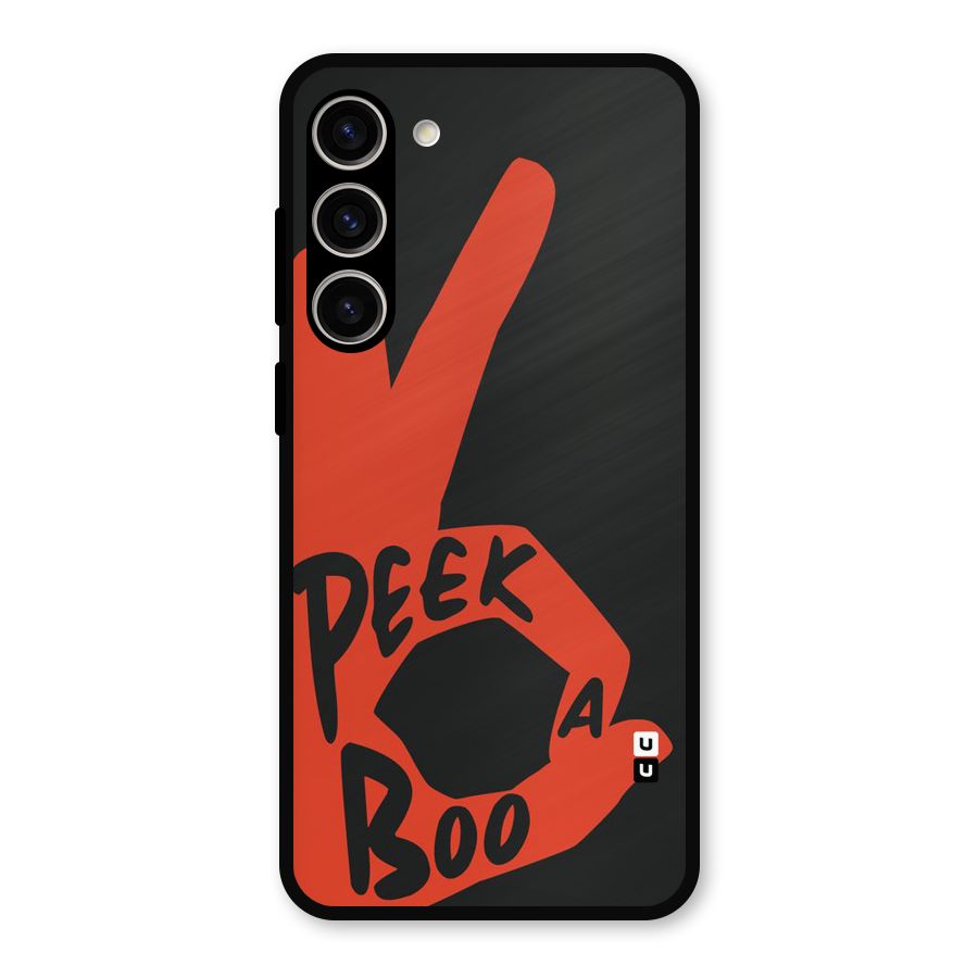 Peek-a-boo Metal Back Case for Galaxy S23 Plus