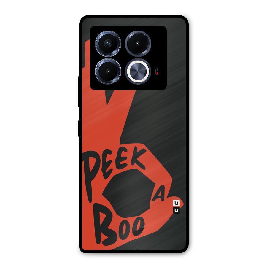 Peek-a-boo Metal Back Case for Infinix Note 40 5G