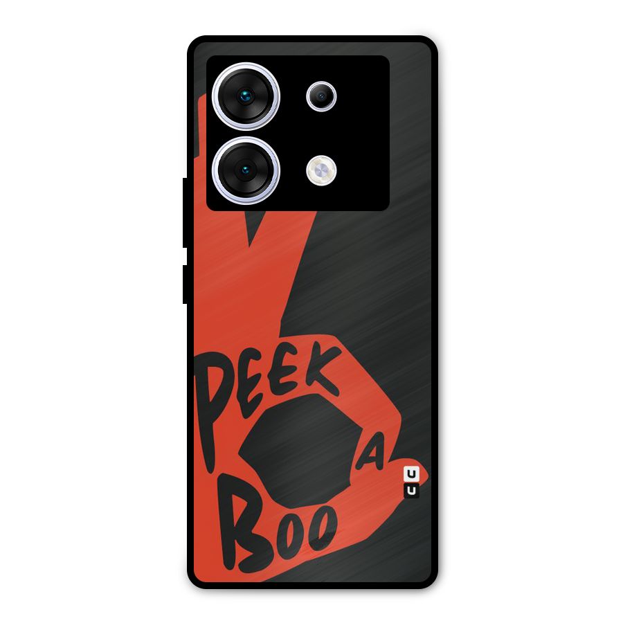 Peek-a-boo Metal Back Case for Infinix Zero 30 5G
