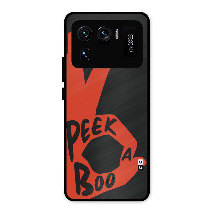 Peek-a-boo Metal Back Case for Mi 11 Ultra