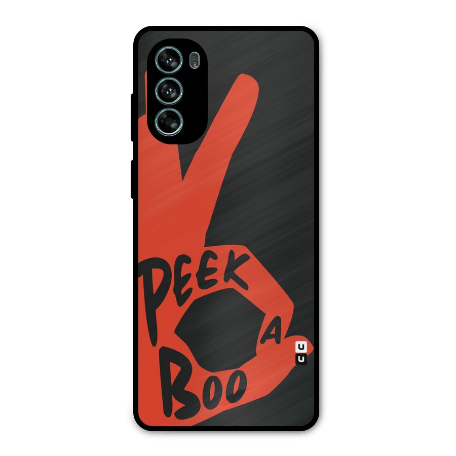 Peek-a-boo Metal Back Case for Moto G62