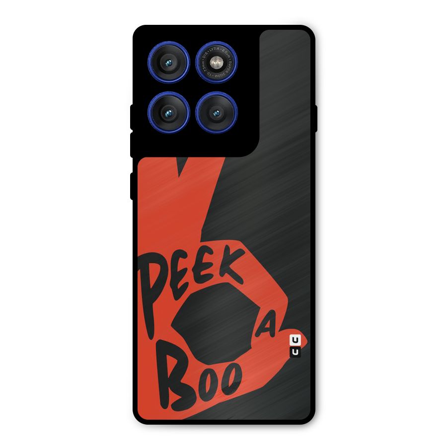 Peek-a-boo Metal Back Case for Motorola Edge 60 Pro