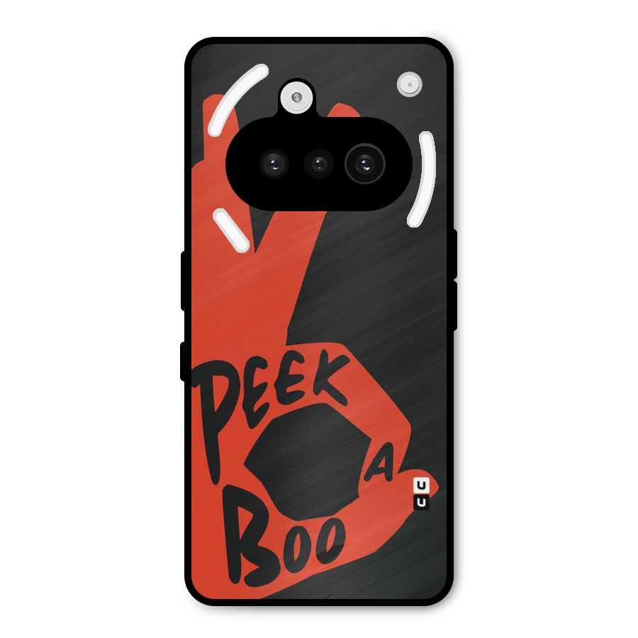 Peek-a-boo Metal Back Case for Nothing Phone 3a