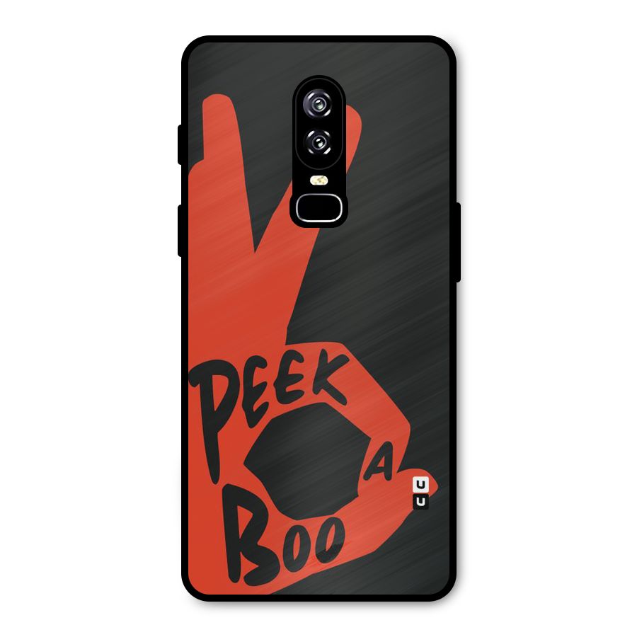 Peek-a-boo Metal Back Case for OnePlus 6