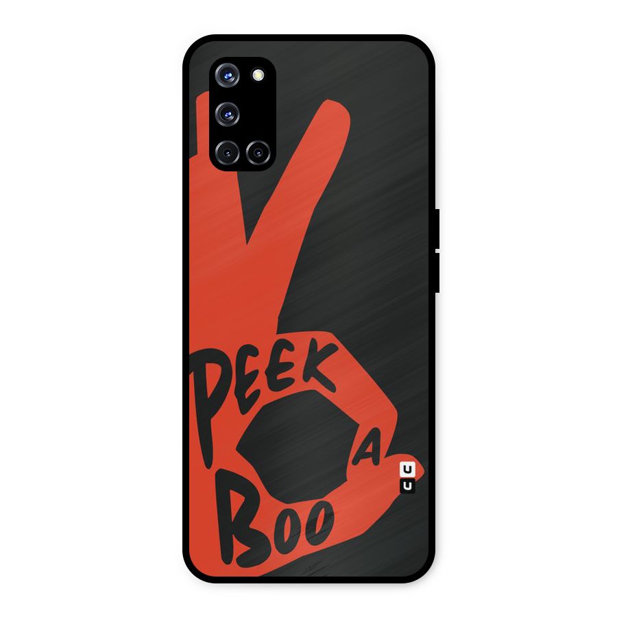 Peek-a-boo Metal Back Case for Oppo A52