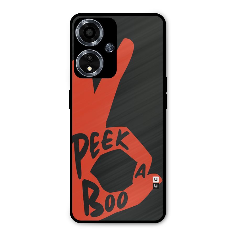 Peek-a-boo Metal Back Case for Oppo A59