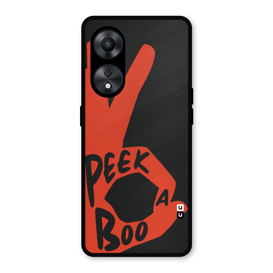 Peek-a-boo Metal Back Case for Oppo A78
