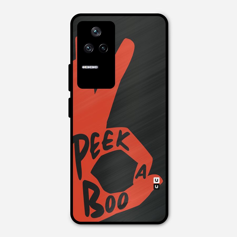 Peek-a-boo Metal Back Case for Poco F4 5G