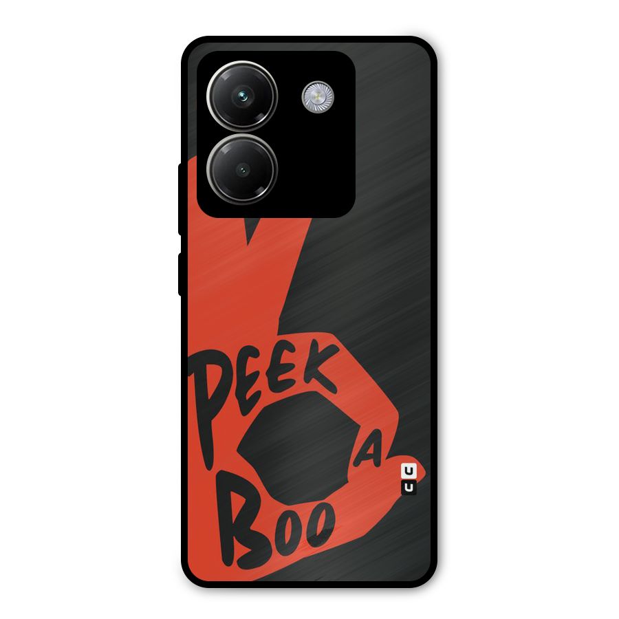 Peek-a-boo Metal Back Case for Poco M7 Pro 5G