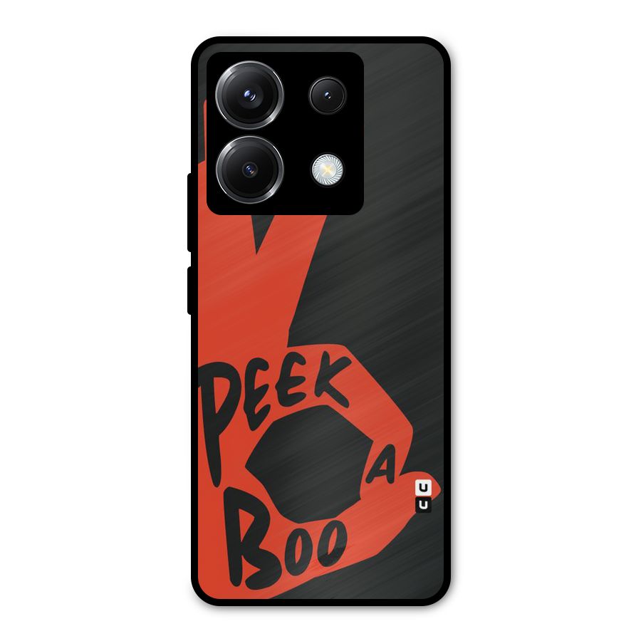 Peek-a-boo Metal Back Case for Poco X6