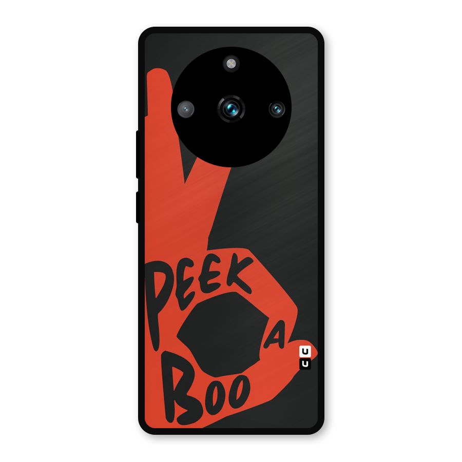 Peek-a-boo Metal Back Case for Realme 11 Pro