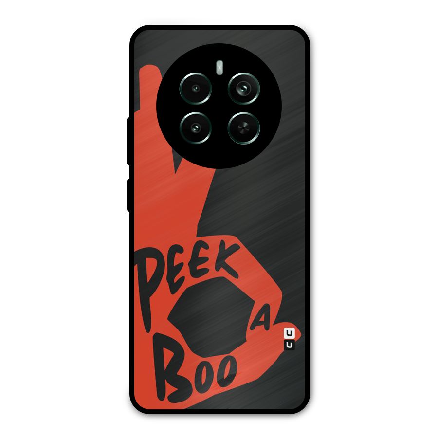 Peek-a-boo Metal Back Case for Realme 12 Pro Plus