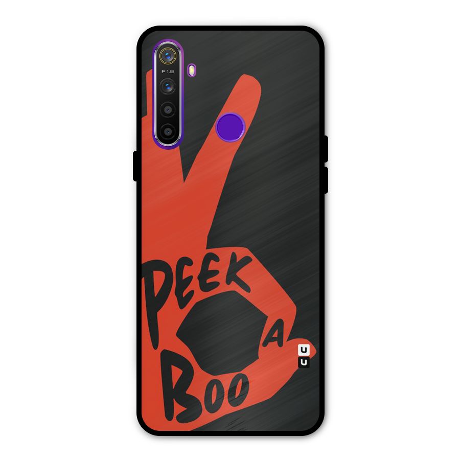 Peek-a-boo Metal Back Case for Realme 5i