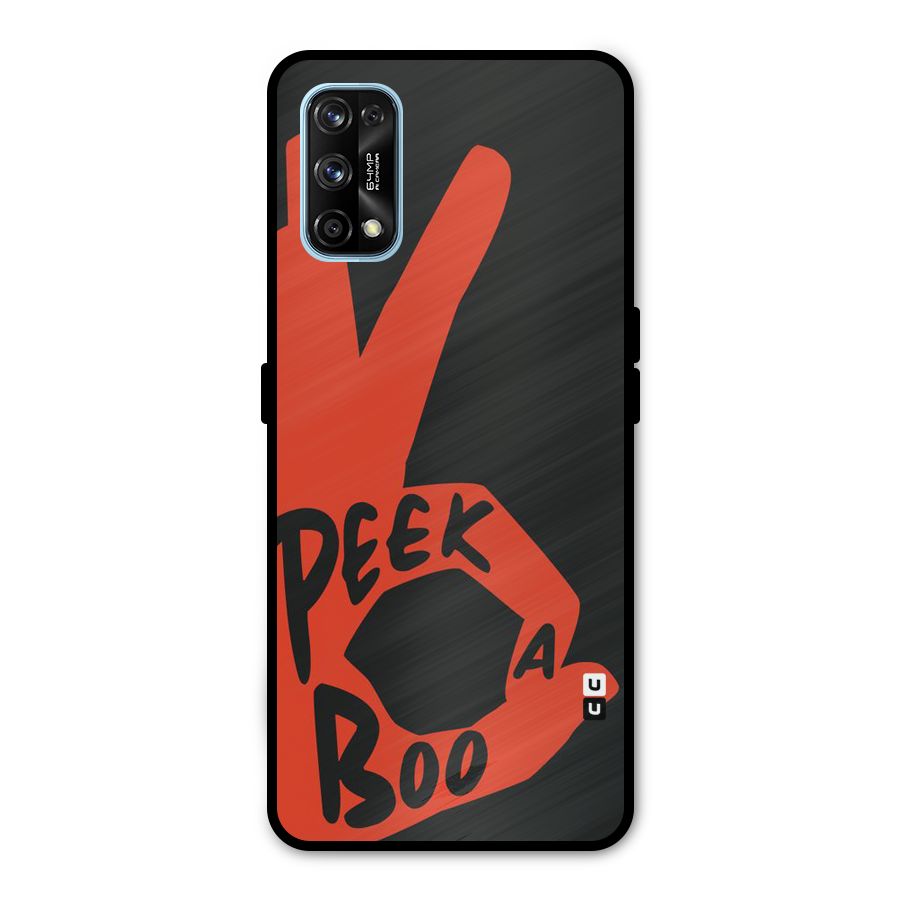 Peek-a-boo Metal Back Case for Realme 7 Pro