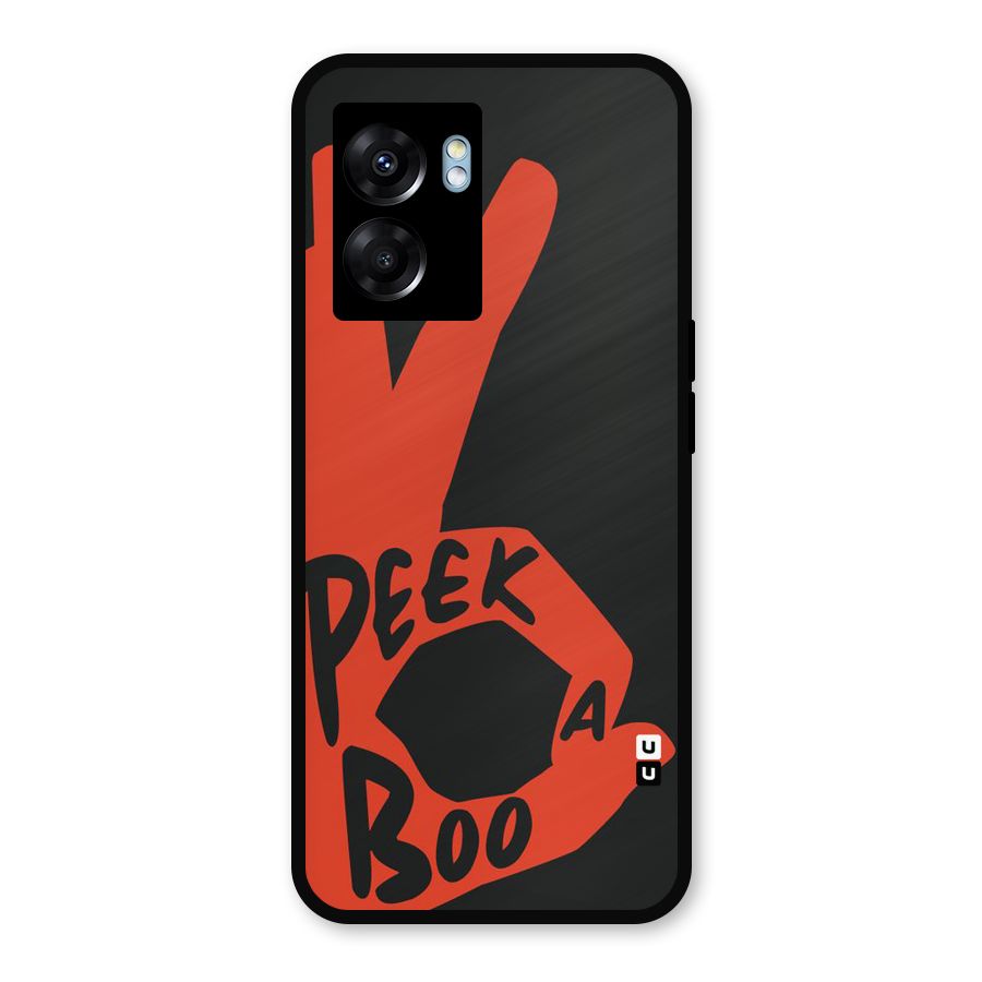 Peek-a-boo Metal Back Case for Realme Narzo 50 5G