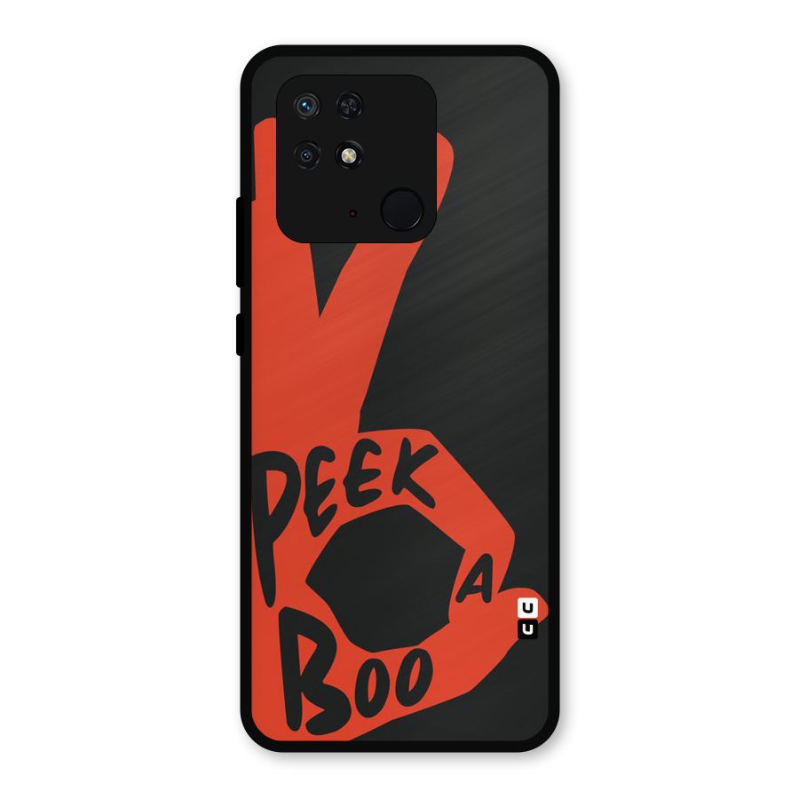 Peek-a-boo Metal Back Case for Redmi 10