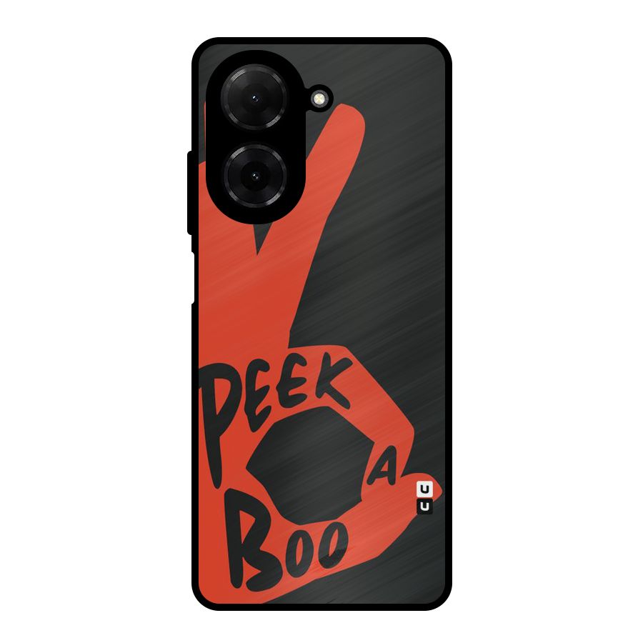 Peek-a-boo Metal Back Case for Redmi A5 4G