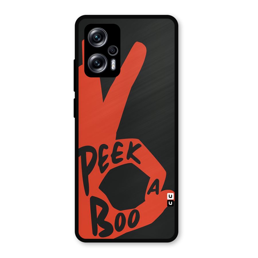 Peek-a-boo Metal Back Case for Redmi K50i