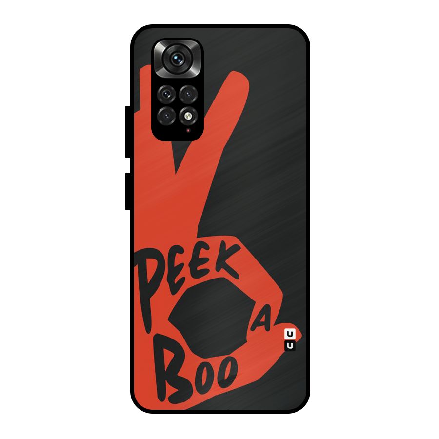 Peek-a-boo Metal Back Case for Redmi Note 11 Pro