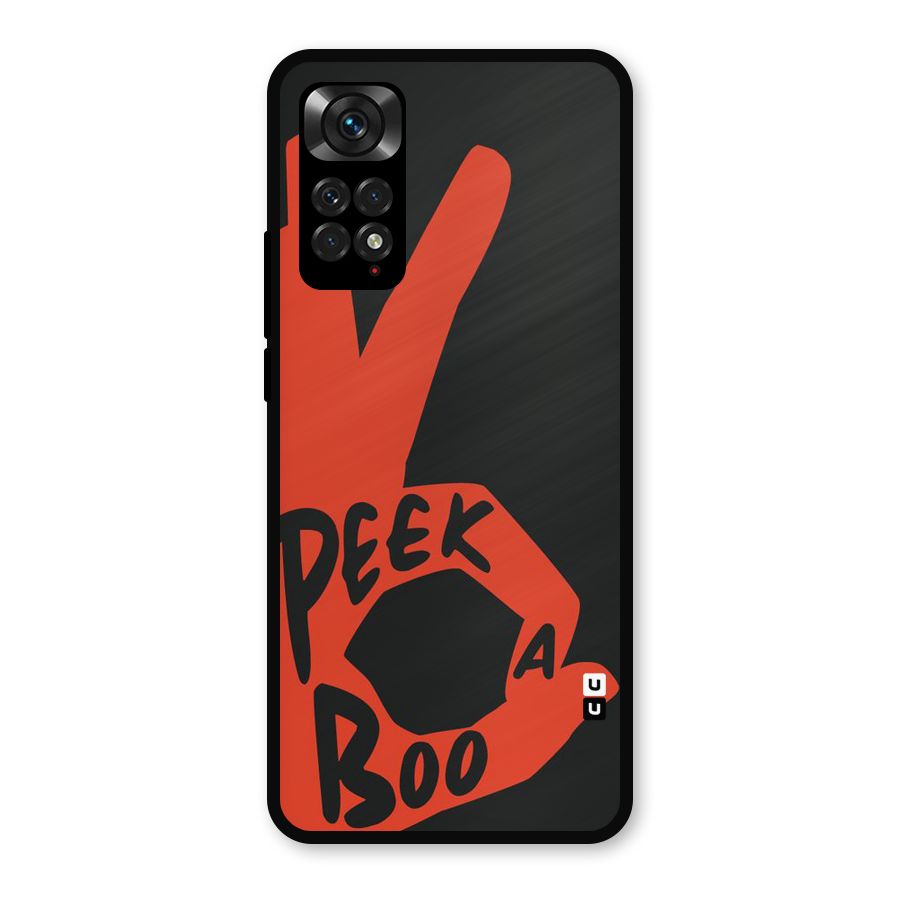 Peek-a-boo Metal Back Case for Redmi Note 11s