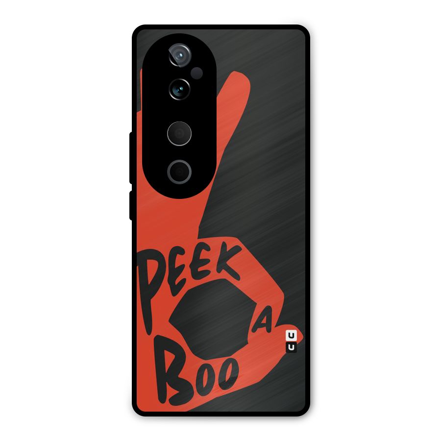 Peek-a-boo Metal Back Case for Vivo T3 Ultra